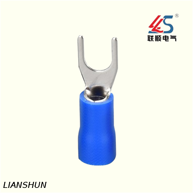 SV3.5-3 Hot Selling, Pre-Insulated Copper Plating Tin Fork Type Terminals, Quick Cable Terminals