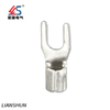 SNB1.25-3 Non-Insulated Fork Type Cable Crimp Terminal Connector, Copper Terminal