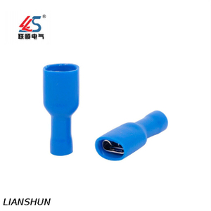 FDFD1.25-187(5) Insulated Female Type Brass Lugs Terminal Disconnector Cable Connector