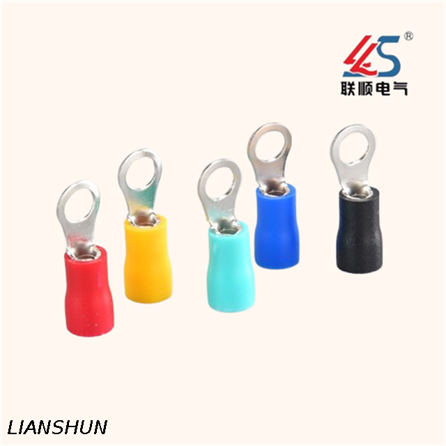 RV5.5-4 Cable Ring Type Pre-Insulated Terminal Lug Connectors,Crimp Terminal for Industrial