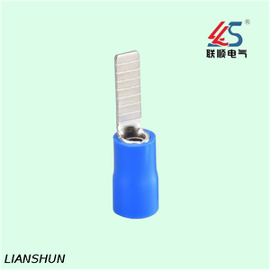  DBV2-10 Cable Lugs Pre-Insulated Connectors Blade Type Copper Plated Tin Terminals
