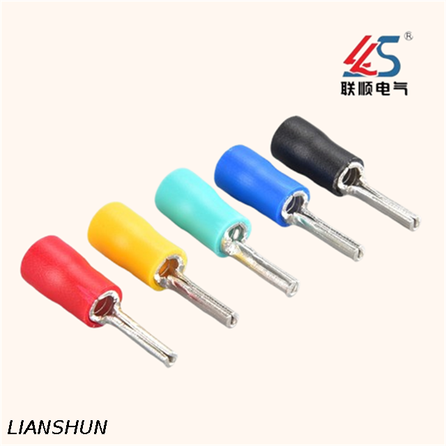 PTV2-9 Cable Lugs Connector, Copper Insulated Pin Terminals with High Quality PP Material