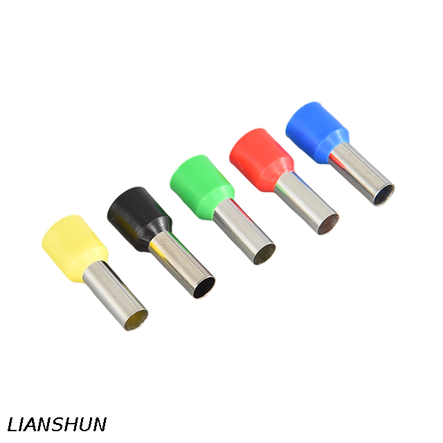 E0206 High-Temperature PVC Insulated Copper Terminal Lug for Automotive Wiring
