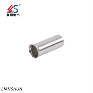 EN0508 Tubular Type Non-Insulated Naked Copper Lug Cable Wire Terminal Connector