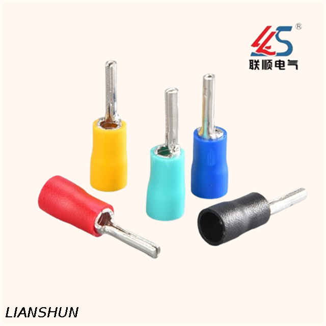 PTV2-9 Cable Lugs Connector, Copper Insulated Pin Terminals with High Quality PP Material