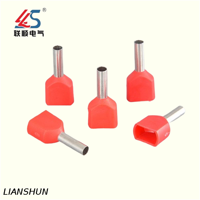 TE10-14 Wire Electrical Crimp Terminals PP Material, Fully Insulated Connectors, Twin Cord Type