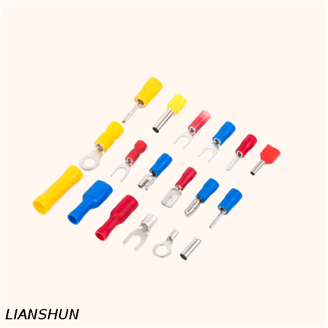 PTN2-10 Tin Plated Naked Bare Wire Crimp Connector Non-Insulated Terminal