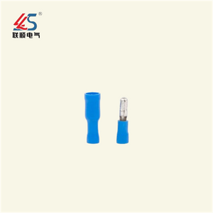 MPD1.25-156 Bullet Type Insulated Male Cable Wire Disconnector, Plated Tin Brass