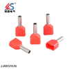TE7510 Twin Cord Insulated Copper Tubular Crimp Terminal for Cable Connections