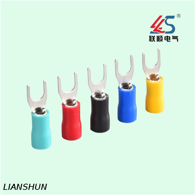 SV2-3.5 Wholesale, Cold-Pressed Pre-Insulated Fork Copper Crimp Terminal Block