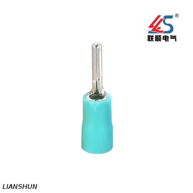 PTV1.25-9 Copper Lugs Plug Wire Connector Insulated Pin Terminals For Industry System