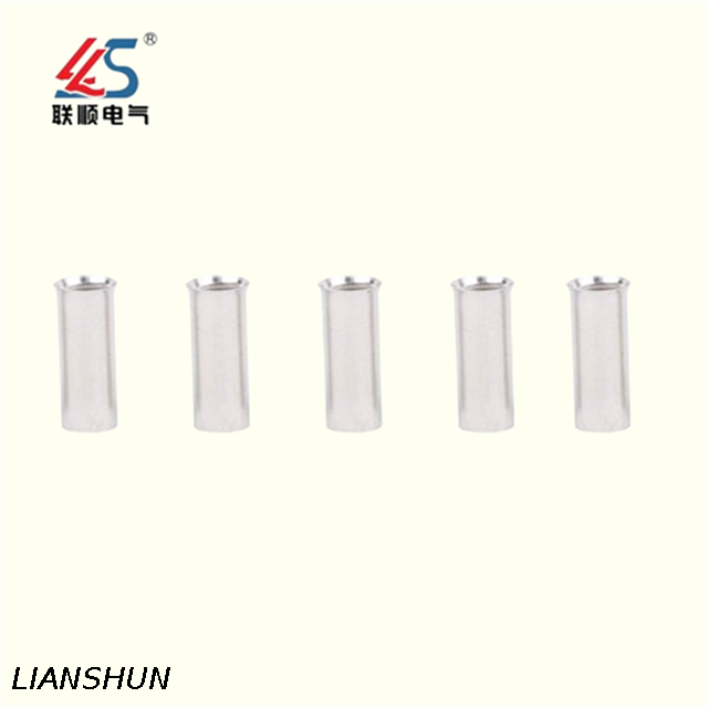 EN7512 High Current Tubular Cable Terminal Copper Alloy Connectors for Industry Equipment Wiring