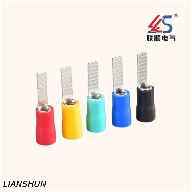 DBV5.5-14 High Durability Electric Copper Lugs Terminal Cable Connectors Blade Insulated Terminal