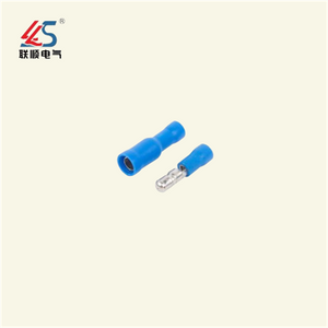 MPD1.25-156 Bullet Type Insulated Male Cable Wire Disconnector, Plated Tin Brass