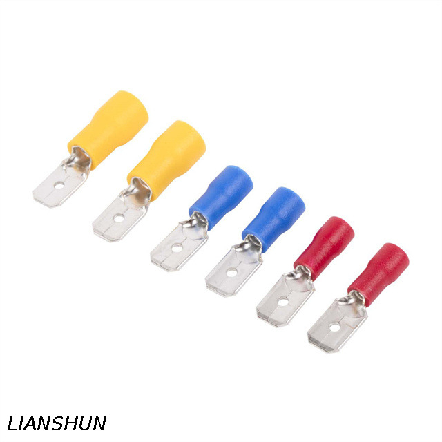 MDD1.25-110(5) Color-Coded Male Disconnectors - Corrosion-Resistant Brass Terminals for Industrial Control Panels