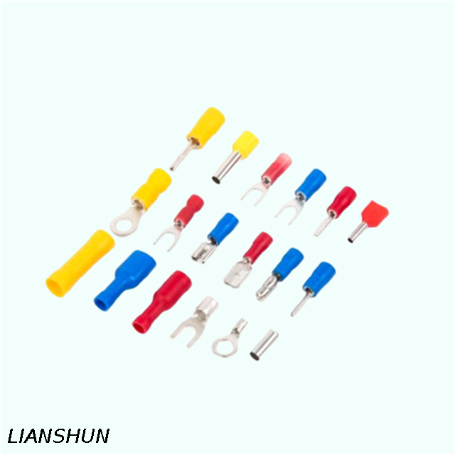 E150-25 Copper Pre-Insulated Terminal for Data Wiring, PP Material Terminal