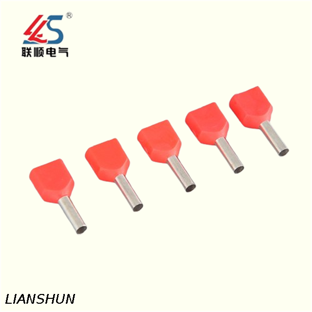 TE10-14 Wire Electrical Crimp Terminals PP Material, Fully Insulated Connectors, Twin Cord Type