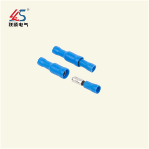 MPD1.25-156 Bullet Type Insulated Male Cable Wire Disconnector, Plated Tin Brass