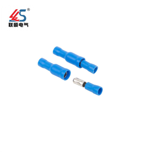 FRD1.25-156 Cold Press Cable Fully Insulated Bullet Female Connector, 22~16 A.W.G
