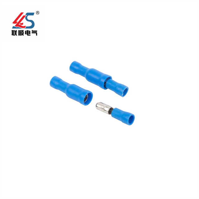 FRD1.25-156 Cold Press Cable Fully Insulated Bullet Female Connector, 22~16 A.W.G