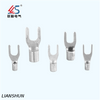 SNB8-6 Single Hole Cable Terminal Copper Fork Type Non-Insulated Terminal Connector