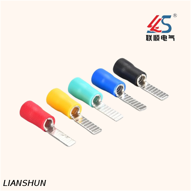 DBV5.5-14 High Durability Electric Copper Lugs Terminal Cable Connectors Blade Insulated Terminal