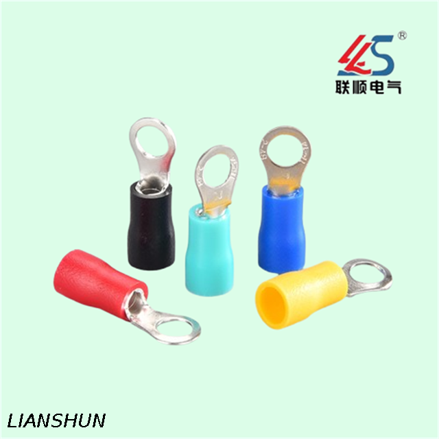 RV2-3.5 Ring Type Pre-Insulated Terminal Connectors with Anti-Vibration, Electrical Terminal