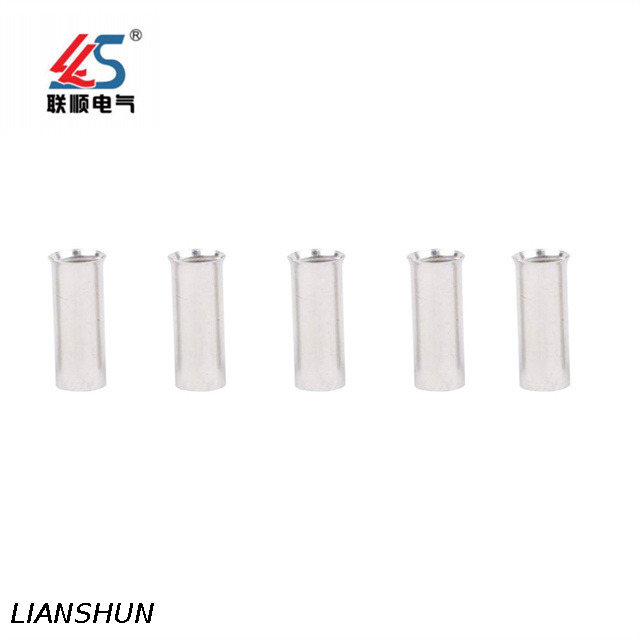 EN0508 Tubular Type Non-Insulated Naked Copper Lug Cable Wire Terminal Connector