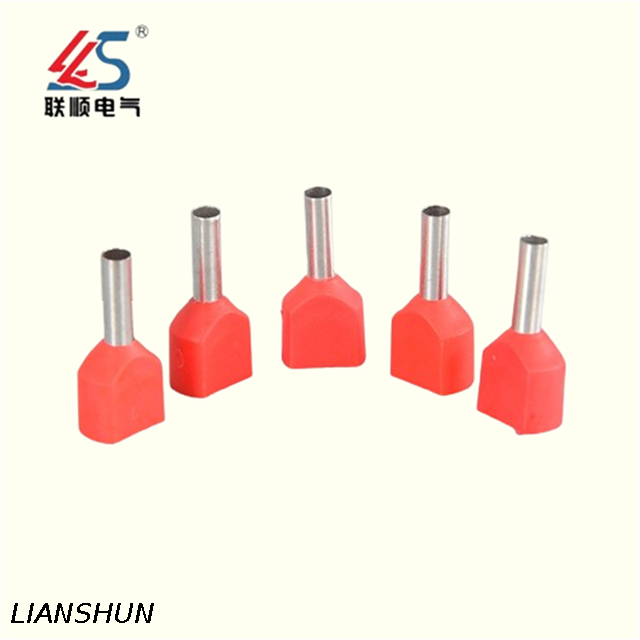 TE10-14 Wire Electrical Crimp Terminals PP Material, Fully Insulated Connectors, Twin Cord Type