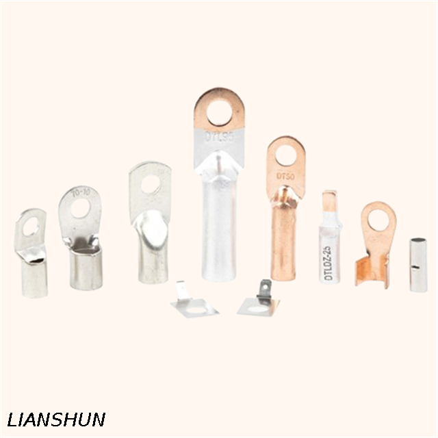 BN-22 Non-Insulated Copper Tube Type Naked Butt Connector Terminal for Electrical