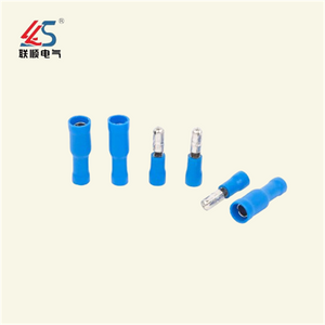 MPD1.25-156 Bullet Type Insulated Male Cable Wire Disconnector, Plated Tin Brass