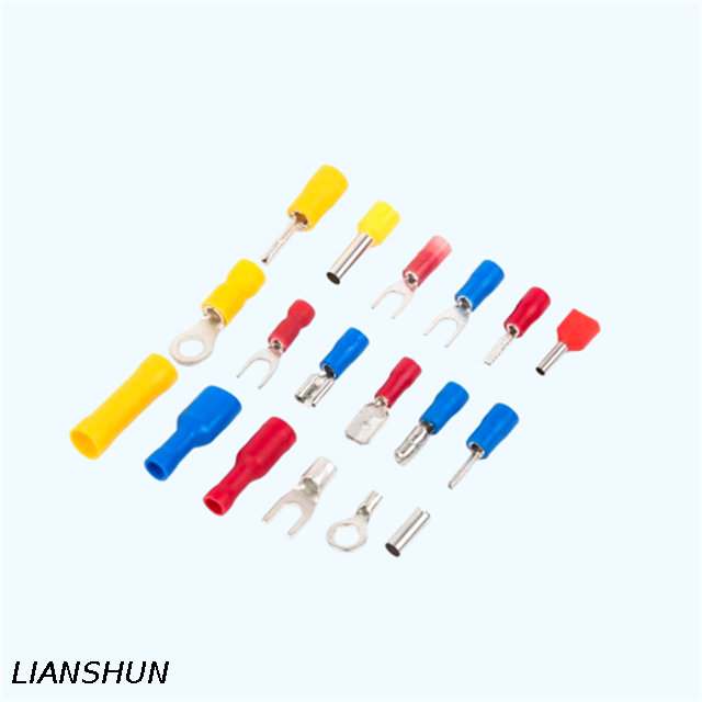 SNB8-6 Single Hole Cable Terminal Copper Fork Type Non-Insulated Terminal Connector