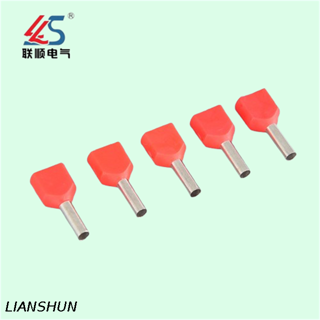 TE1508 Cable Tubular Crimping Connector Terminal with Pre-Insulated for Electrical Wiring